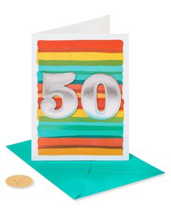 50th Birthday Greeting Card 
