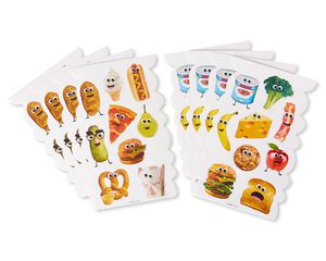Food with Faces Stickers, 72-Count