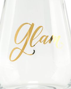 glam & ma'am wine glasses (set of 2)