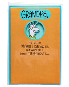 Promoted Father's Day Card for Grandpa