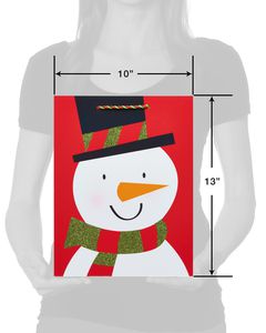 Friendly Snowman Gift Bag