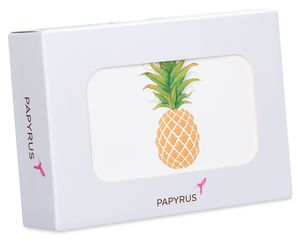 Pineapple Blank Cards with Envelopes, 16-Count
