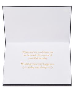 Wishing You Every Happiness 80th Birthday Greeting Card 