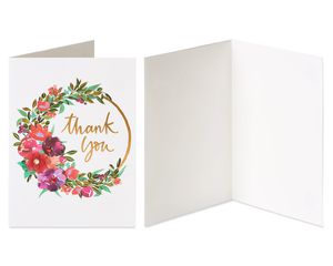 Floral Thank You Greeting Card Bundle, 2-Count