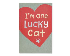 Lucky Cat Valentine's Day Card