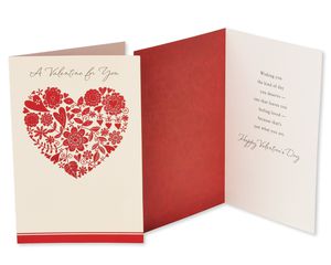Red Valentine's Day Card Bundle, 2-Count