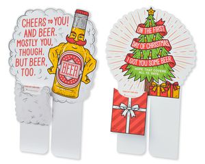 Beer Buddies Gift Card Holders, 2-Count