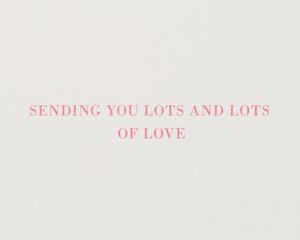 Sending Love Valentine's Day Greeting Card 
