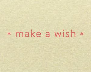 Make A Wish Blank Birthday Greeting Card 