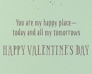 You Are My Happy Place Valentine's Day Greeting Card for Husband