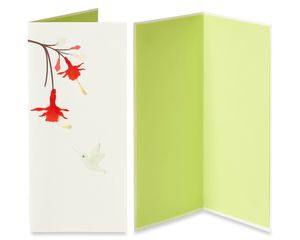 Hummingbirds Blank Greeting Card Bundle, 2-Count