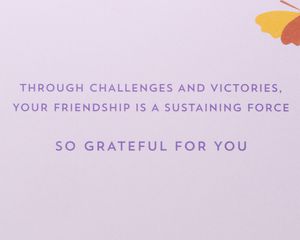 Your Friendship is a Sustaining Force Friendship Greeting Card - Illustrated by Jordana Alves Araujo