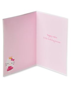 Gem Patch Hello Kitty Birthday Greeting Card 
