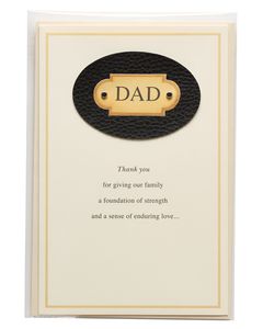 Thank You Father's Day Card 