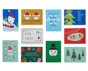 Christmas Lunch Box Mini Notes, 40-Count