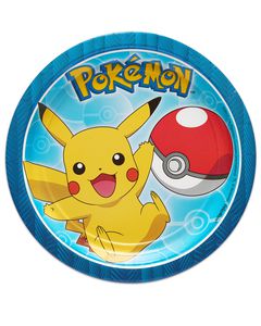 Pokémon 8-Count Dessert Round Plate