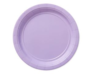 lavender dessert round plate 20 ct