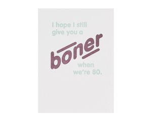 When We're Eighty Our Anniversary Card