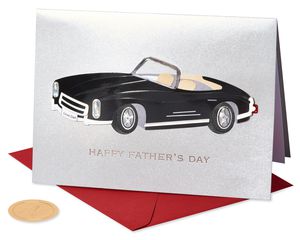  Classic Car Father's Day Greeting Card