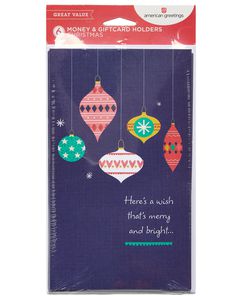 Ornaments Christmas Card, 6-Count