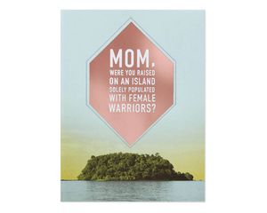 Female Warriors Mother's Day Card