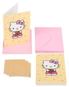 Hello Kitty Blank Cards with Envelopes, 12-Count