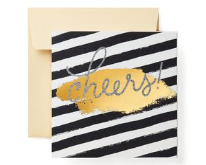 Cheers Greeting Card - Christmas, Happy Holidays, Happy New Year