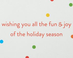 Fun & Joy Holiday Greeting Card 