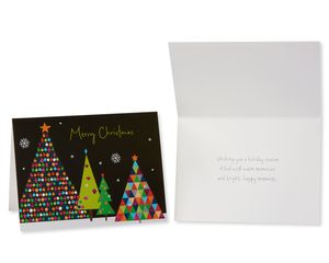 Festive and Bright Assorted Christmas Boxed Cards with White Envelopes, 20-Count