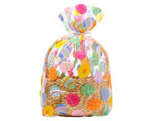 Easter Basket Cellophane Bag, 2-Count