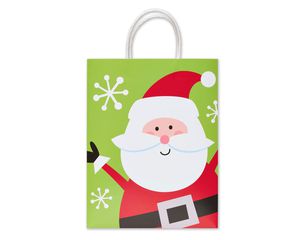 Happy Santa Medium Christmas Gift Bag