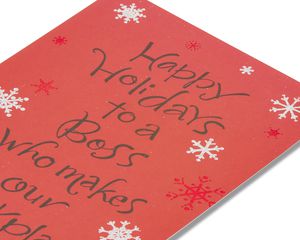 Happy Holidays Card for Boss