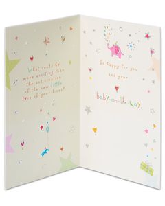Almost Here New Baby Congratulations Card
