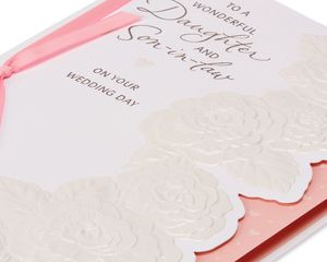 Daughter and Son-in-Law Wedding Card 