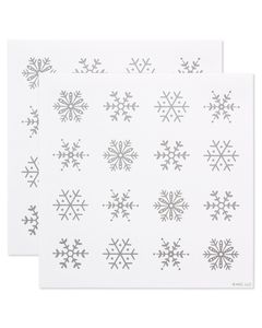Snowflake Sticker Sheets, 32-Count