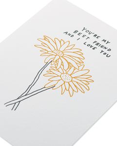 my best friend romantic mother's day card