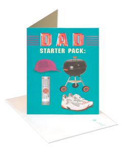 Starter Pack Father's Day Card