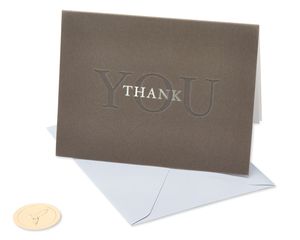  Thank You Thank You Greeting Card 
