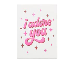 adore you valentine's day card