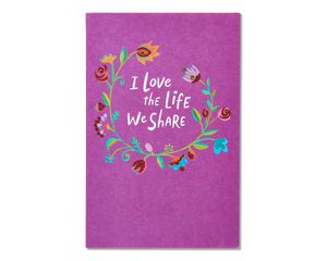life we share romantic card