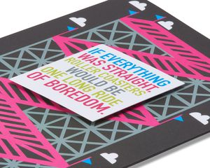 Rollercoasters Romantic Card