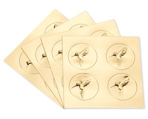 Gold Butterfly Boxed Blank Cards and Envelopes, 16-Count