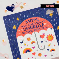 Umbrella Mother's Day Card
