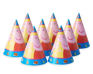 Peppa Pig Party Hats, 8 Count, Party Supplies