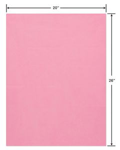 Light Pink Tissue Paper, 8-Sheets