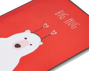 Bear Hug Valentine's Day Greeting Card 