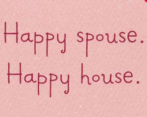 Happy Wife Happy Life Valentine's Day Card for Mom