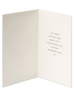 Snowy Front Door Wreath Christmas Boxed Cards, 14 Count