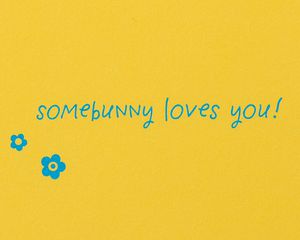 Somebunny Loves You Easter Greeting Card