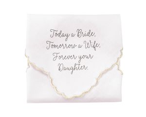 Mud Pie Bride Handkerchief for Mother of the Bride